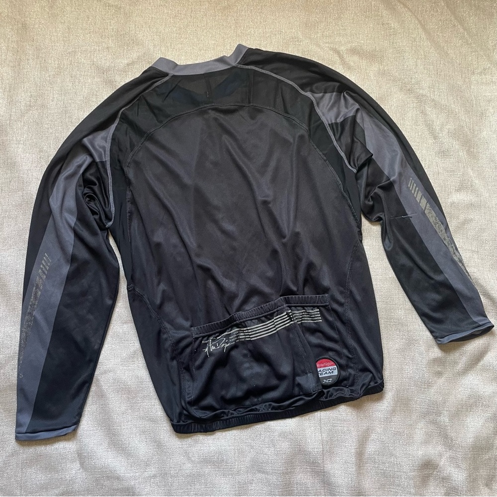 Troy Lee Designs 3/4 Zip Long Sleeve Cycling Jersey Large Black - Picture 2 of 4